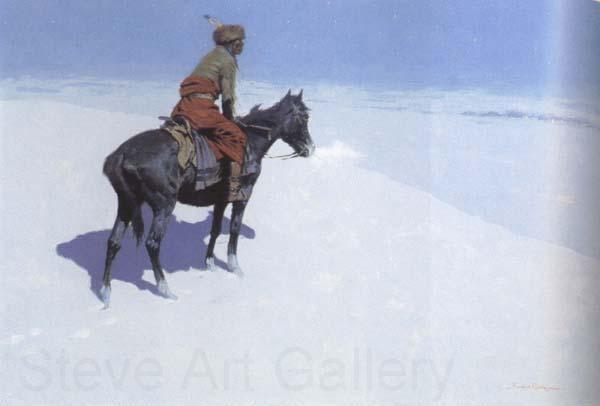 Frederic Remington The Scout:Friends or Foes (mk43) Germany oil painting art